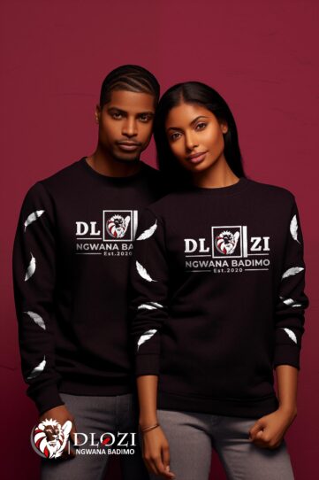 His & Hers 2nd Anni Feather Print Sweater