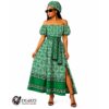 Maroon Njeti Dress styl 1 - Thumbnail Image 2